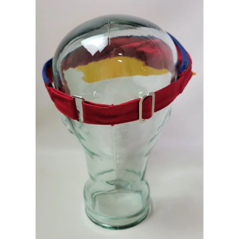Vintage Coca Cola Adjustable Red Yellow 5 Star‎ Visor Hat